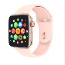 Riff T500 IPS Touch Montre intelligente de sport en aluminium avec moniteur de fréquence cardiaque et de pression artérielle Rose