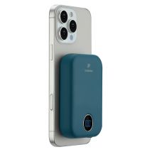 imoshion Batterie externe MagSafe - 10.000 mAh - Batterie externe sans fil - Bleu