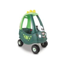 Macchinina Little Tikes Cozy Coupe Dino con pavimento removibile, clacson e chiave verde - Nuovo