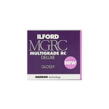 Papel fotográfico Ilford Multigrade RC Deluxe 12,7 x 17,8 cm 25 hojas 190 g/m² Brillante Negro - Nuevo