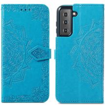 imoshion Etui de télephone Mandala pour Samsung Galaxy S21 - Turquoise