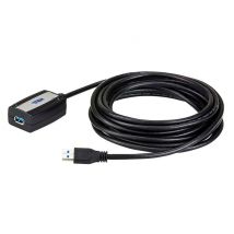 Câble d'Extension USB 3.0 SuperSpeed 5 Gbps Rétrocompatible USB 2.0/1.1 5m Noir