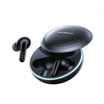 oraimo SpaceBuds – Écouteurs Bluetooth sans fil avec réduction de bruit hybride 50dB, Bluetooth 5.4, autonomie 40h, LEDs et mode Smart Chat