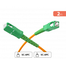 Force Power Cable de fibra óptica SC/APC Macho/Macho Monomodo 2m Verde - Nuevo