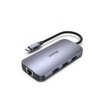 Unitek Hub USB-C N9+ HDMI 20 PD 100W SD Reader - Nuovo