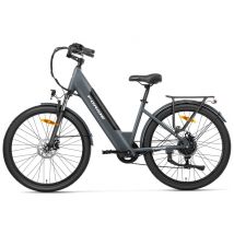 Vélo de Ville Électrique Foride Roamer 1 ST, Moteur 250W, Batterie 36V 13Ah, Pneus 27.5 X 2.1 , Maximale de 25 km/h, Autonomie 100 km, Dérailleur 