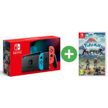 Switch & Pokémon Legends: Arceus - Console de jeux portables 15,8 cm (6.2 ) 32 Go Wifi, Bleu, Gris, Rouge