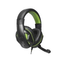 Auriculares con cable Circumaural Gaming para Xbox Serie X Steelplay HP45 Negro y verde - Nuevo