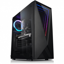 PC Gaming Riggel AMD Ryzen 7 5700X, 32 GB di RAM, 1 TB SSD, Radeon? RX 7600, Windows 11, WIFI - Nuovo