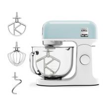 Robot pâtissier multifonction KENWOOD KMX754PB - Moteur professionnel 1000W et bol en verre 5L