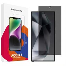 Accezz Protection d'écran en verre trempé Privacy pour Samsung Galaxy S24 Ultra