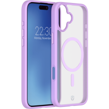 Coque renforcée MagSafe iPhone 16 AIR Frost 3m Rose + Garantie à vie Force Case
