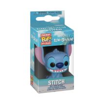 Figurine FUNKO Pocket Pop! Keychain Stitch (Lilo & Stitch) Porte-clés vinyle bleu clair