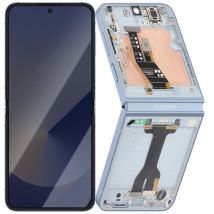 Écran Intérieur AMOLED Complet pour Galaxy Z Flip 6 Service Pack Bleu