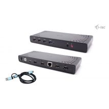 i-tec USB 3.0 / USB-C / Thunderbolt Dual Display Docking Station + Power Delivery 100W - Nuevo
