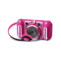 Appareil photo numérique pour enfants Vtech Kidizoom Duo DX rose avec filtres dynamiques et jeux en réalité augmentée - 3 à 12 ans