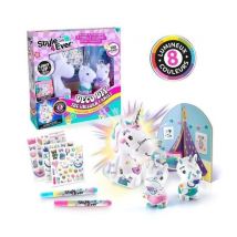 Canal Toys - La Familia Unicornio, Figuras de Mamá Unicornio y dos bebés para decorar - OFG 287 - Nuevo