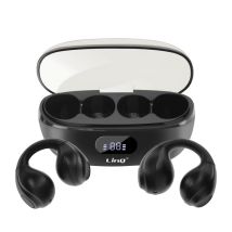 LinQ Auriculares tws Diseño de conducción de aire con micrófono Negro - Nuevo
