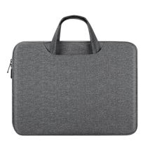 Sacoche pour MacBook Pro 15 / 16 Zippée Imperméable avec Poignée Gris anthracite