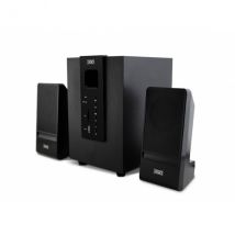 3GO Y650 set d'enceintes 20 W PC Noir 2.1 canaux