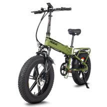 Bicicletta Elettrica HedaTX PX6 | Velocità Massima 45 km/h | Autonomia 40 km | Motore 750W | Batteria 48V 13Ah | Pnei da 20 PolliciT | Verde | Ruota 