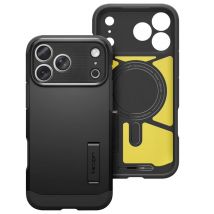 Coque pour iPhone 17 Pro Série Tough Armor T MagFit avec Béquille Intégrée Noir