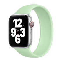 Bracelet Boucle unique en Silicone pour Apple Watch | 38/40/41/42 mm - Taille 7 - Pistachio