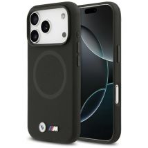BMW M FW Metal Logo Case MagSafe do iPhone 17 Pro Max czarny - Nuevo