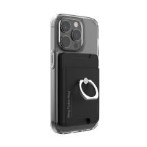 iRing Pocket Mag - Porte-cartes iPhone - Anneau de téléphone - Support de téléphone - Noir