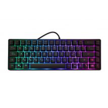 Deep Gaming mini TM065 clavier Jouer USB QWERTY Espagnole Noir