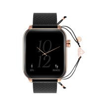 Montre connectée FW64 Oxygen 2 + Bracelet Pologne Noire Maxcom