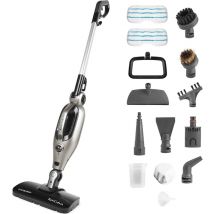 Balais vapeur 14 en 1 1500W gris noir Vendos85