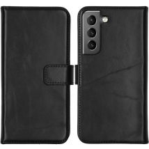 Selencia SH00047223 coque de protection pour téléphones portables 15,5 cm (6.1 ) Folio porte carte Noir Samsung Galaxy S22