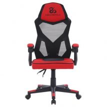 Sedia Gaming Ergonomica Newskill Eros in Rosso con Schienale in Rete Traspirante - Nuovo