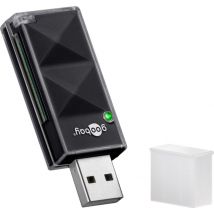 Goobay 95682 lecteur de carte mémoire USB 2.0 Noir