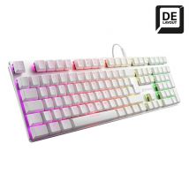 Sharkoon PureWriter RGB Blue clavier USB QWERTZ Allemand Blanc