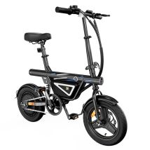 Bicicleta eléctrica plegable iScooter EB1S, batería de 36 V y 12 Ah, con control por app - Nuevo