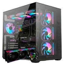 PC Gaming Racing Turbo AMD Ryzen 7 5800X - 32 Go DDR4, 2 To SSD NVMe, GeForce RTX 5060 Ti, Refroidissement Liquide, Windows 11 Pro