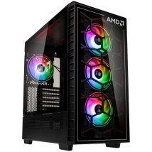 Kolink Observatory Y AMD SE ARGB Midi Tower Negro, Transparente - Nuevo