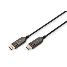 Digitus Cable de fibra óptica híbrido DisplayPort AOC, UHD 8K, 20 m - Nuevo