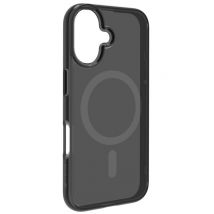 Coque Recyclée MagSafe Antichoc 2 mètres Translucide noire pour iPhone 16 - Origine France Garantie