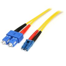 StarTech.com Cable Adaptador de Red de 1m Monomodo Dúplex Fibra Óptica LC-SC - Patch Duplex Modo Sencilla - Nuevo