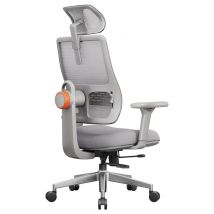 NEWTRAL MAGICH003 Silla de Oficina Ergonómica, Respaldo Auto-Seguido, Soporte Lumbar Adaptativo, Asiento con Respaldo Ajustable, Gris - Nuevo