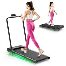 Tapis roulant pieghevole AKLUER H03 per uso domestico, 2,5 HP, inclinazione manuale fino al 6%, telecomando - Nuovo