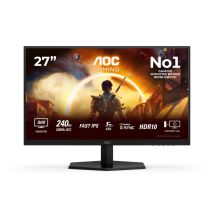 AOC G4 Q27G42ZE écran plat de PC 68,6 cm (27 ) 2560 x 1440 pixels Quad HD LCD Noir, Rouge