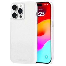 Coque Compatible MagSafe pour iPhone 15 Pro Max Design Iridescent Blanc