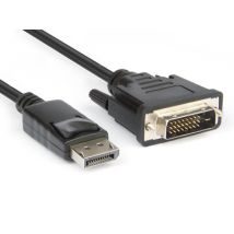 Hamlet XVCDP-DV18 câble vidéo et adaptateur 1,8 m DisplayPort DVI Noir