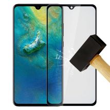 Lámina de cristal templado negro 4D para Huawei Mate 20 Pro - Nuevo