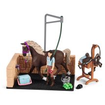 Schleich Caballo Wash Box con Emily y Luna de Hor 42438 - Nuevo