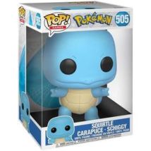Figurine vinyle Funko Pop! Games Carapuce (Squirtle) n°505 Tête oversize Boîte fenêtre Bleu clair